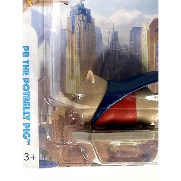 DC Super Pets PB the Pig Micro Figure Mattel Mini Toy 2022 Sealed - Picture 3 of 5